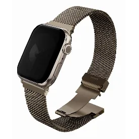 Ремешок Uniq Dante PRO Strap Mesh Steel для Apple Watch 42/41/40/38 мм, Gold, золотой